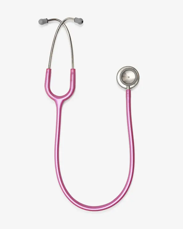 ADC Clinician Stetoskop 603 Metallic Hallonrosa