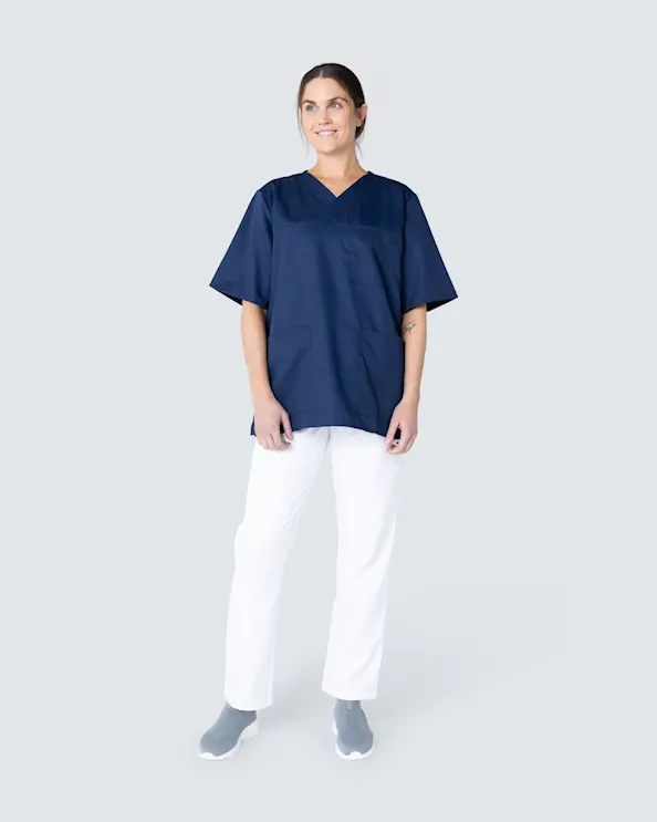 Kentaur Tencel Medical Marineblå Kittel Unisex