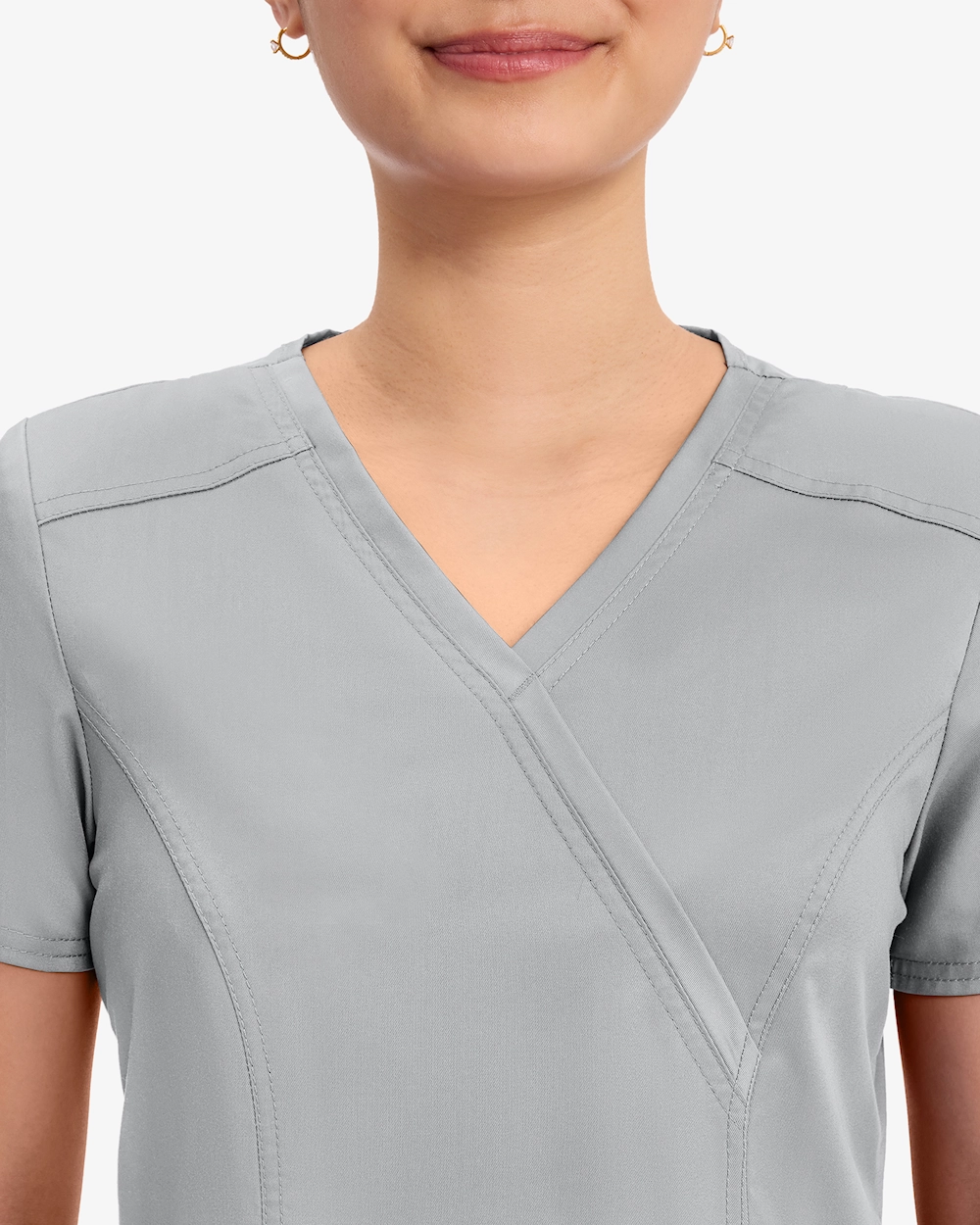 Cherokee Revolution Mock Wrap Top WWE610 Harmaa