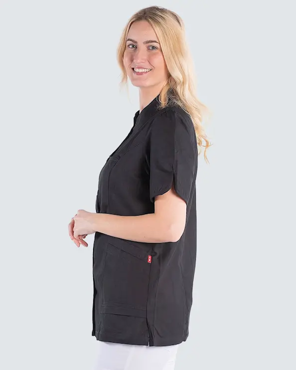 South West Staccato Aila Svart Blus Dam