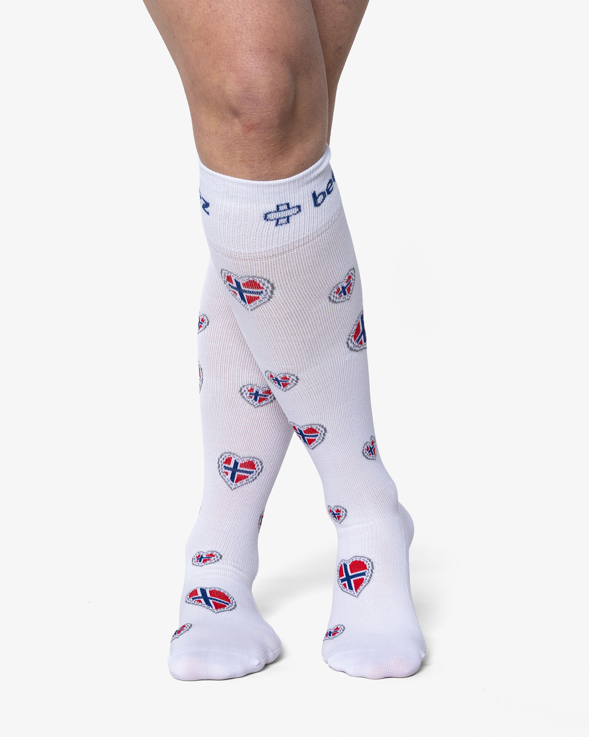 Beez Støttestrømpe Silje Hvit