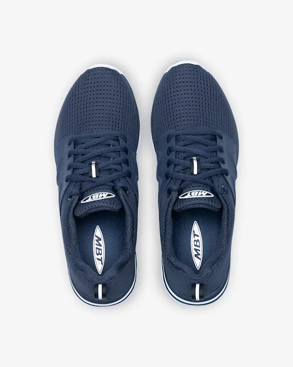 MBT Wave Navy Lace Up Sneakers