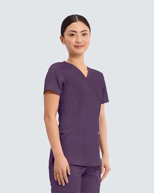 Cherokee Revolution Mock Wrap Top WWE610 Liila