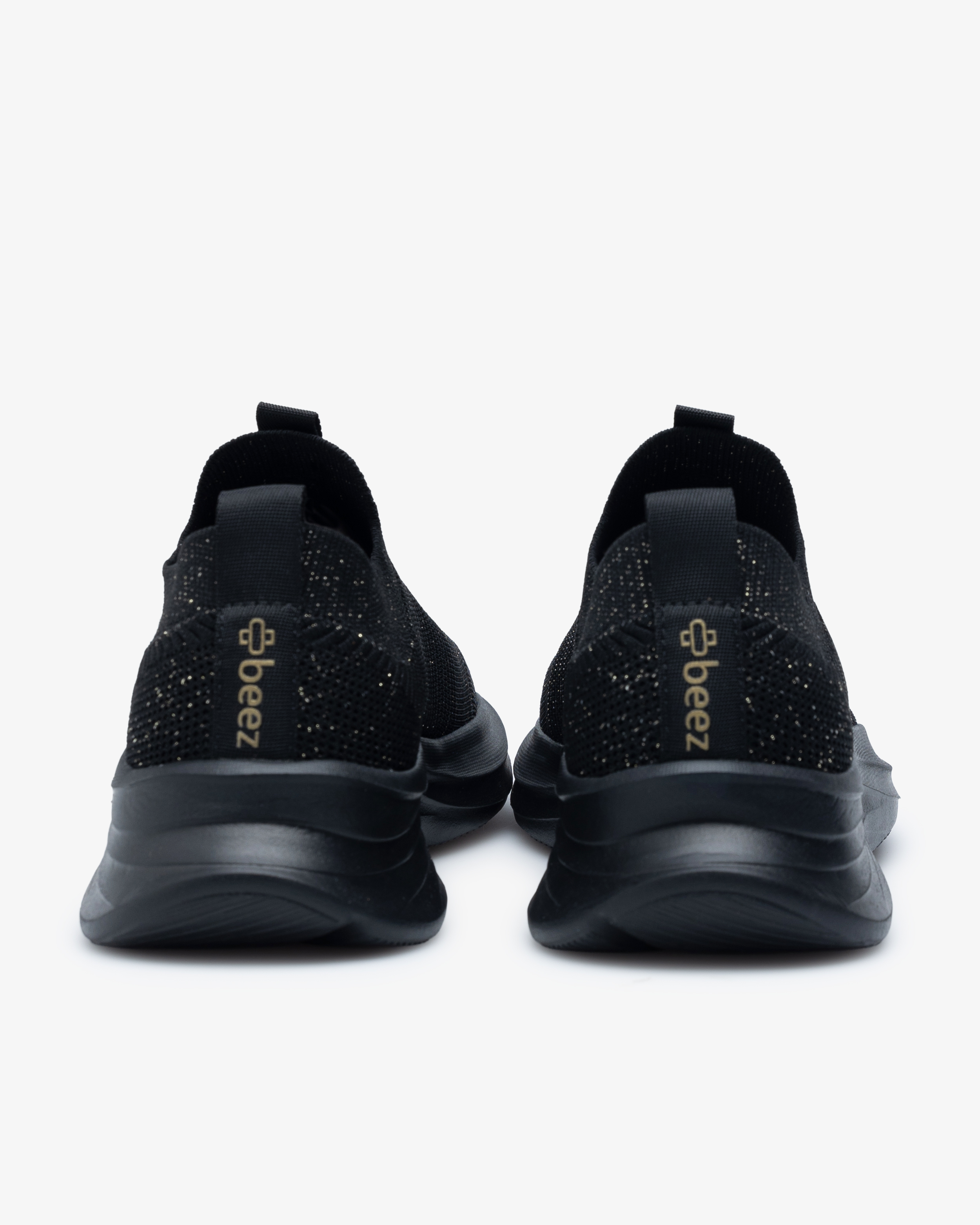 Beez Remedy Glitter Sneakers Guld/Sort