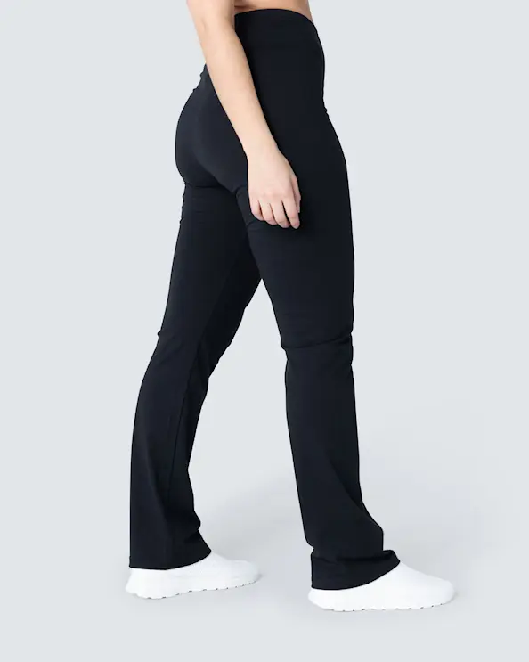 South West Tyra Svarta Leggings med Bootcut Dam