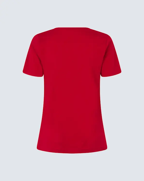 ID Identity T-shirt T-TIME Dam Röd