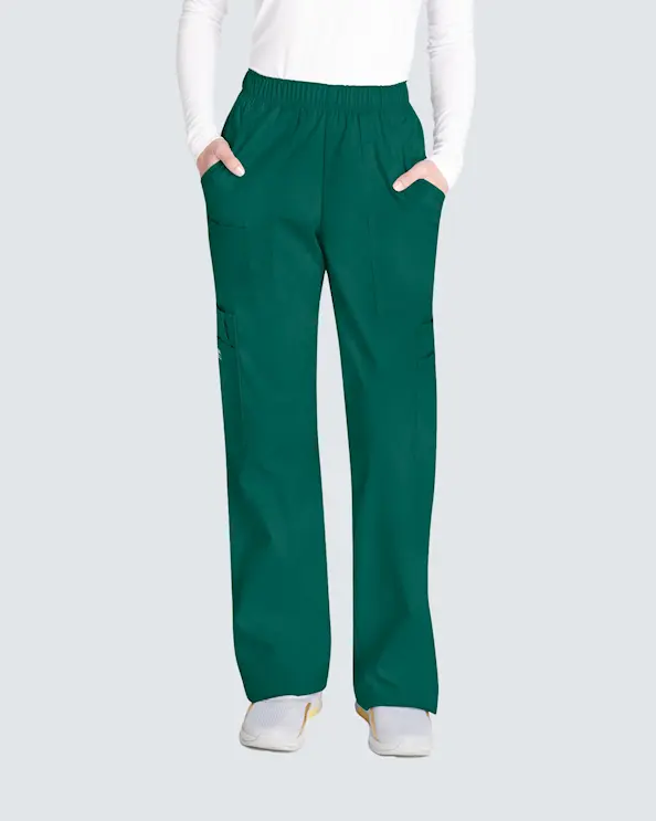 Cherokee Core Stretch Housut WWE4005 Tummanvihreä