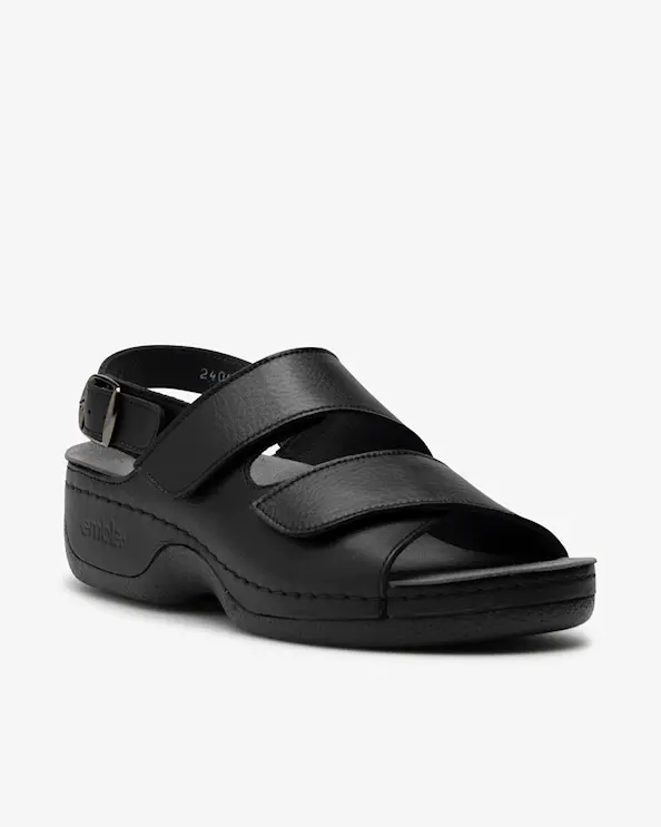 Embla 2052 Ergoflex Sandal Svart