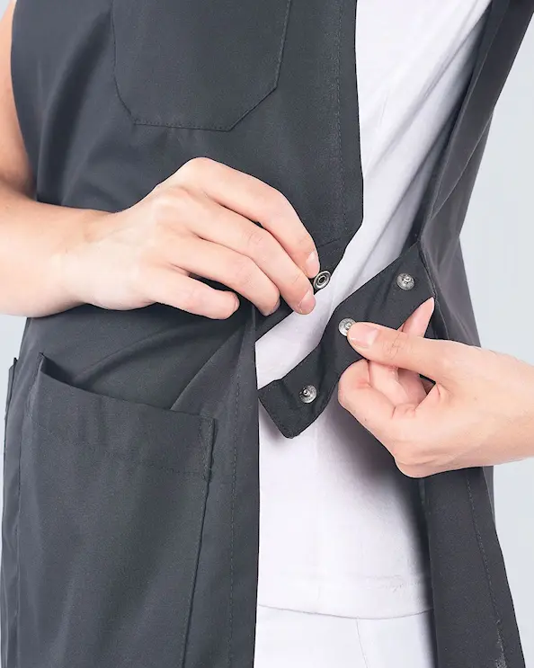 Almedahls Svart Västförkläde Unisex