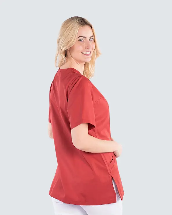 Segers Rød Tunika Tencel Dame