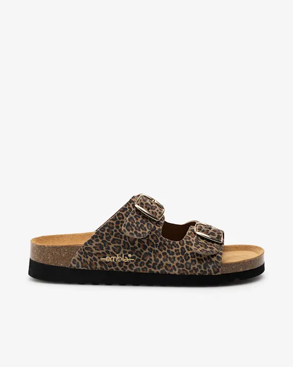 Embla 2736 Airbed Sandal Leopard