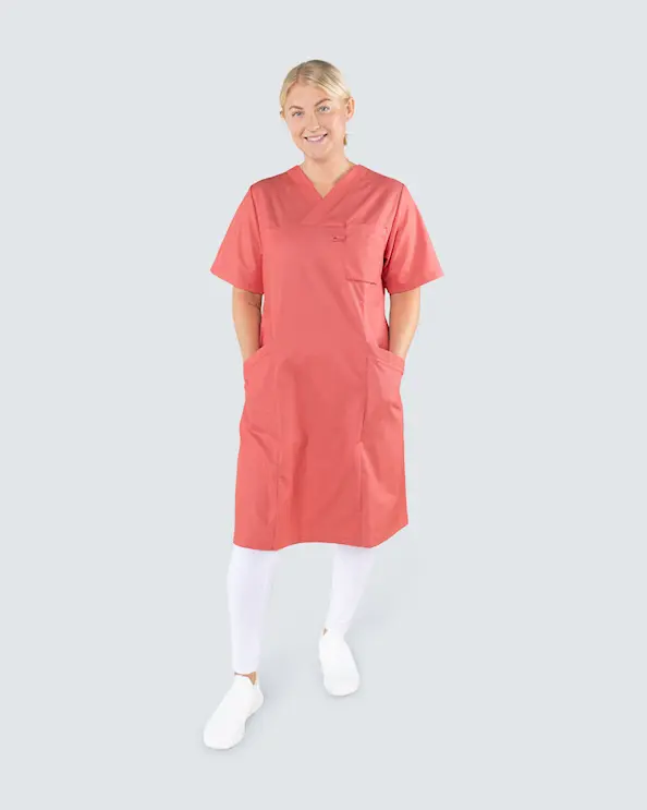 Segers Rød Kjole Stretch Dame