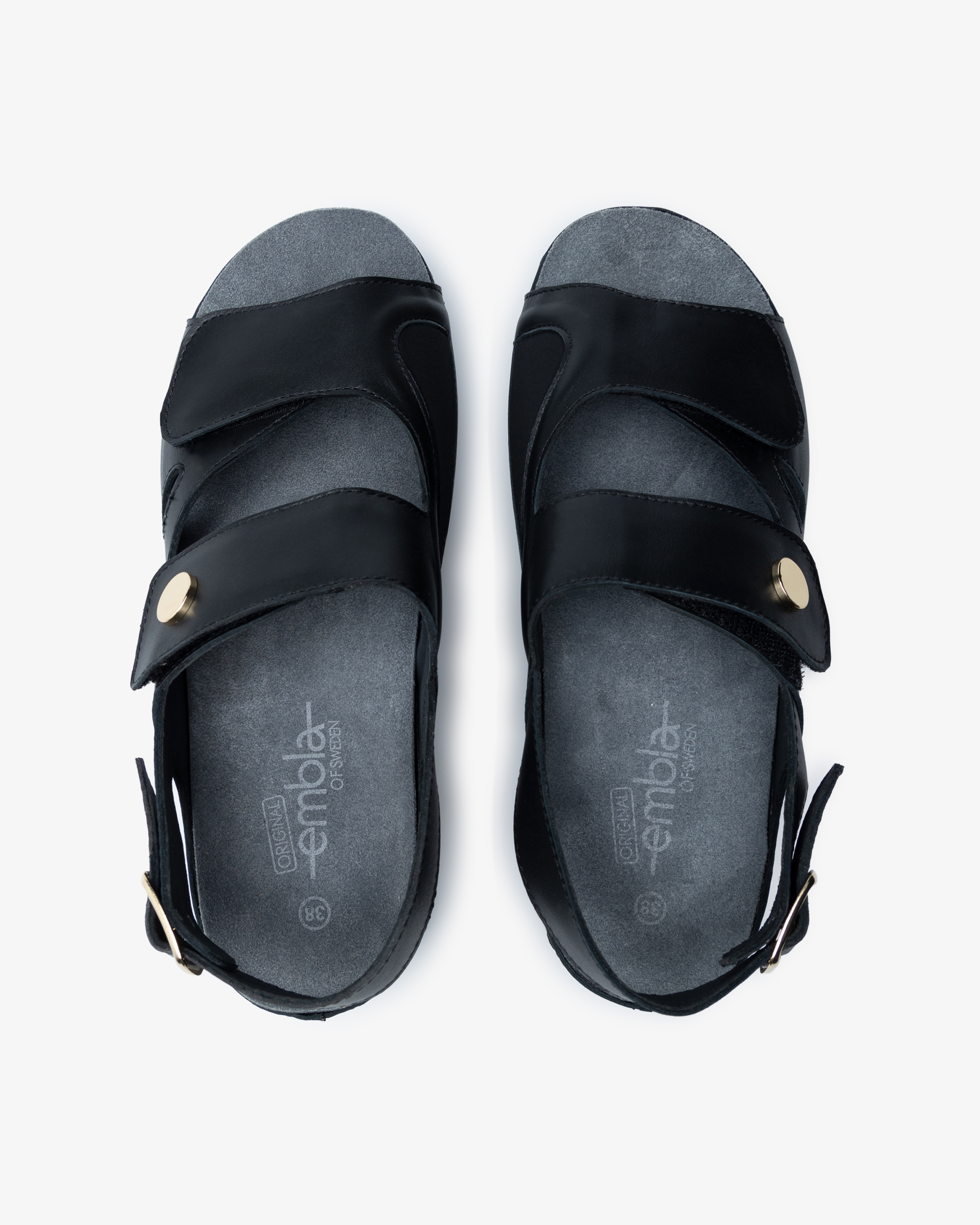 Embla 2672 Ergoflex Sandal Svart