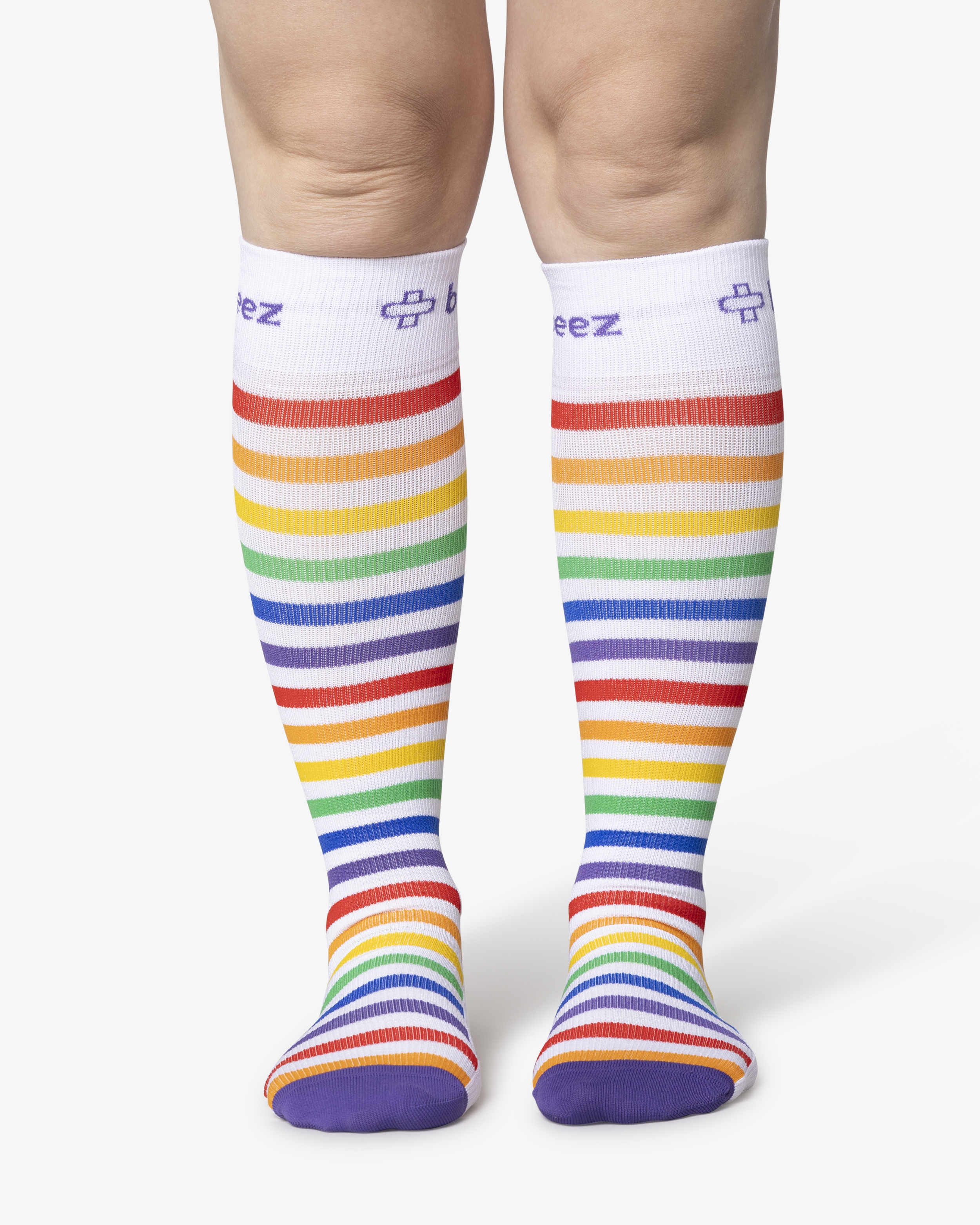 Beez Stödstrumpa Pride Regnbåge