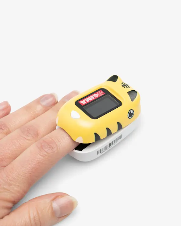 GIMA Pulsoximeter Oxy-0 Gul Tiger