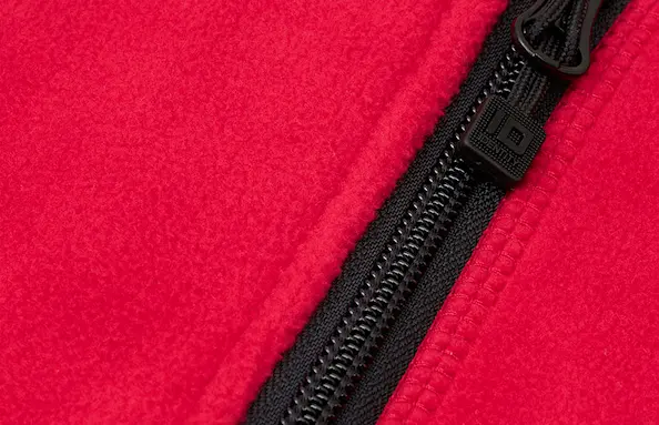 ID Identity Cardigan Microfleece Dam Röd