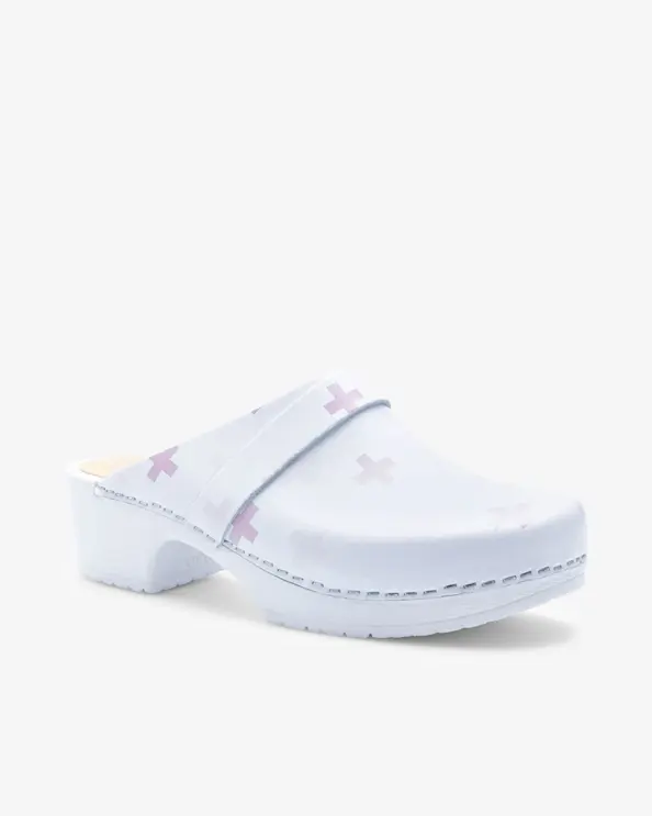 Beez Traditionell Medic Pink Kors Arbejdssko