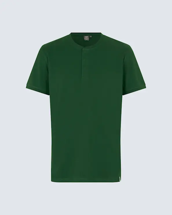 PRO Wear CARE Piké utan krage Herr Mörkgrön