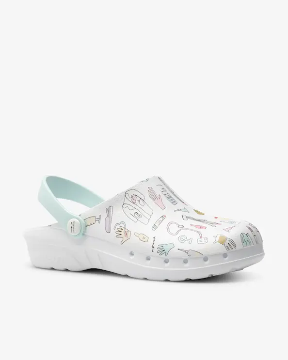 Suecos Oden Fusion Print Slip in Hygiensko Vit