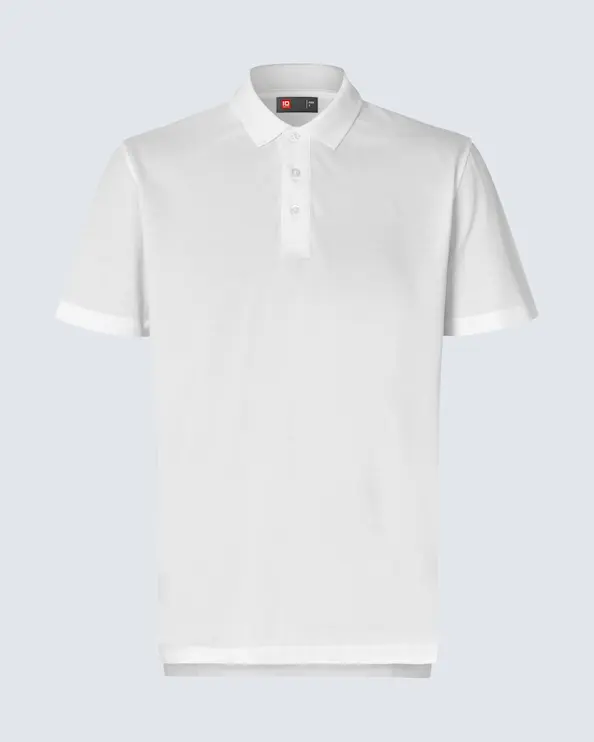 ID Identity Ease Poloshirt Lyocell Herren Weiß