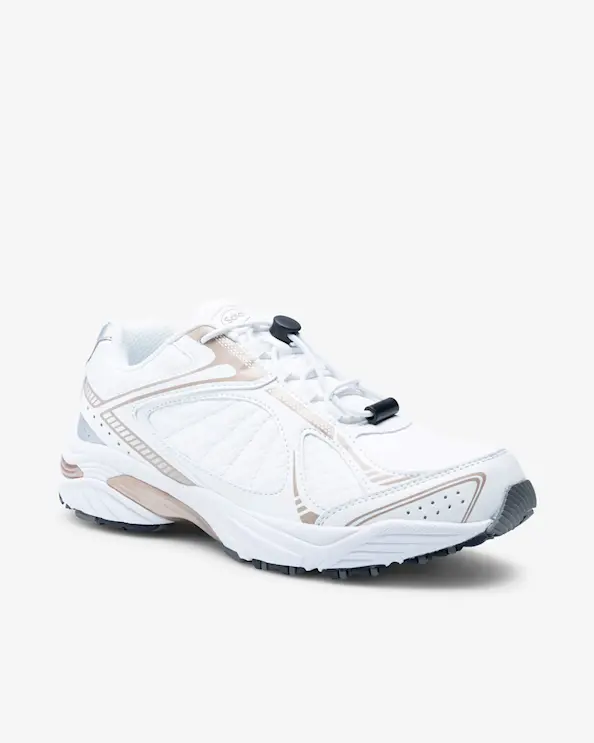 Scholl Sprinter Easy White/Bronze Sneakers