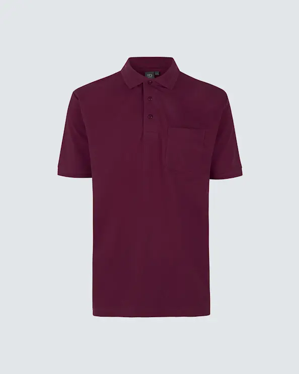PRO Wear piké med lommer til herrer Burgundy