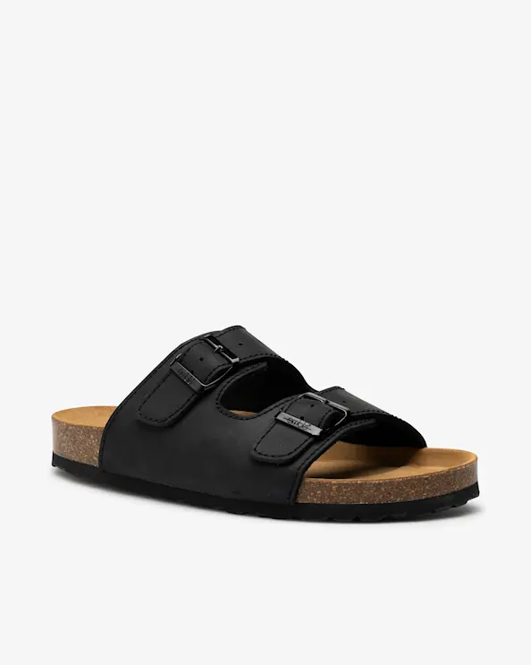 Embla 2185 Airbed Sandal Bred Svart