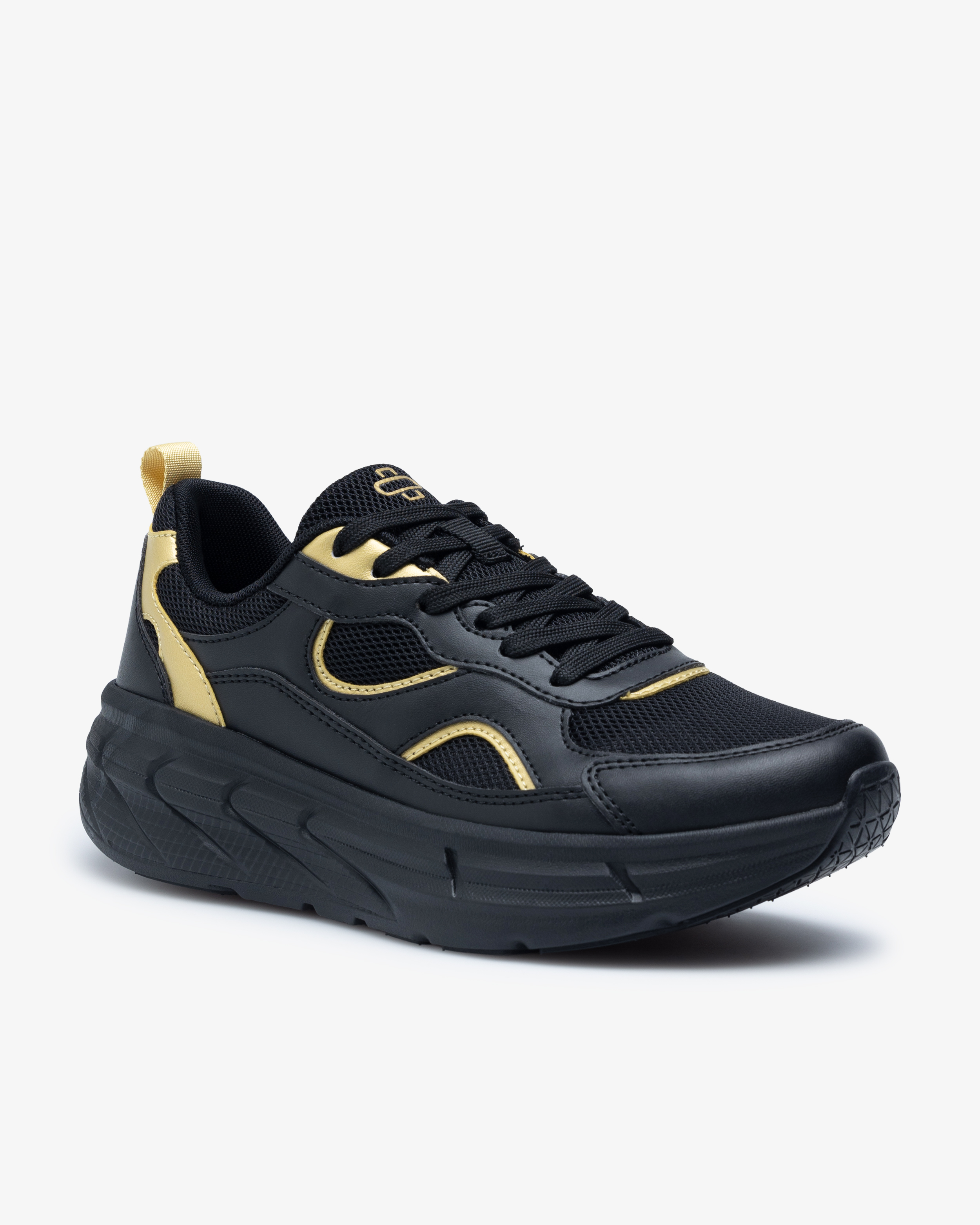 Beez Pulse Sneakers Guld/Sort