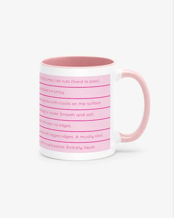 Mugg Poo Rosa