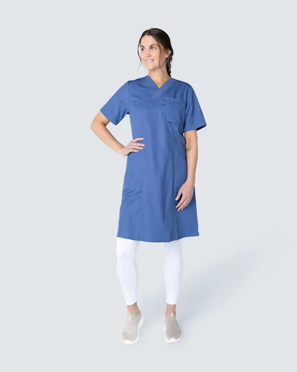 Segers Sininen Mekko Tencel