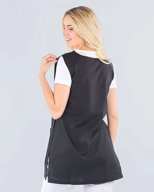 Almedahls Svart Västförkläde Unisex