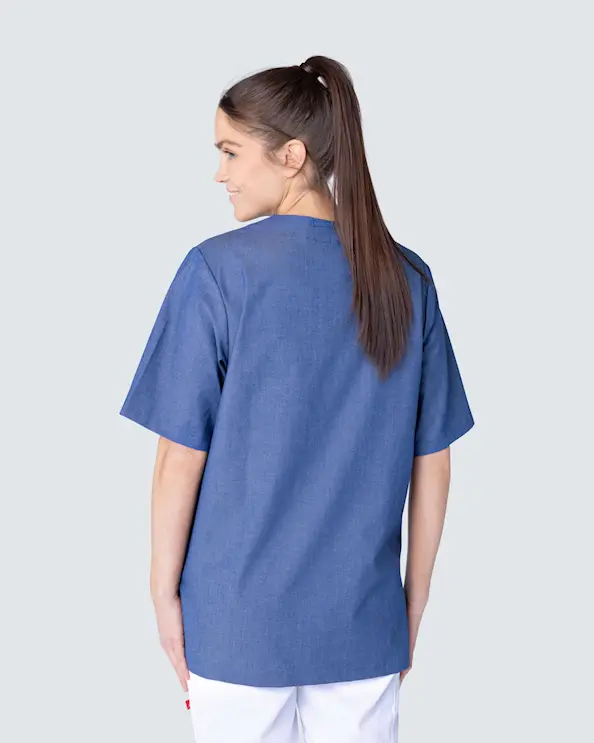 Segers Denimsininen Tunika Stretch Unisex