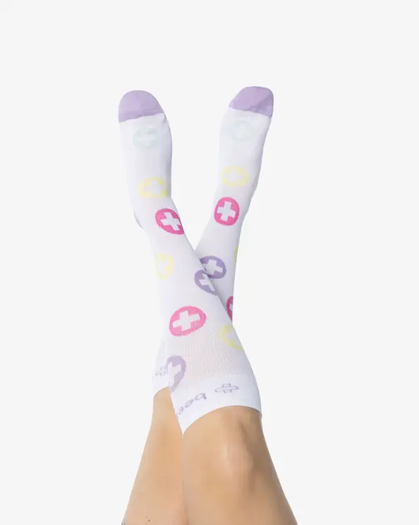 BEEZ Støttestrømpe Elsa Medical Pastel