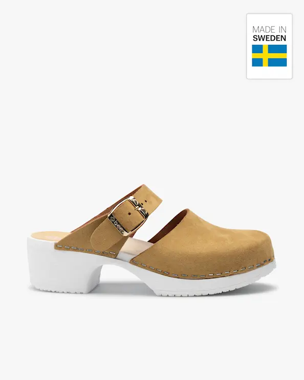 Beez Belle Clog Hellbraun