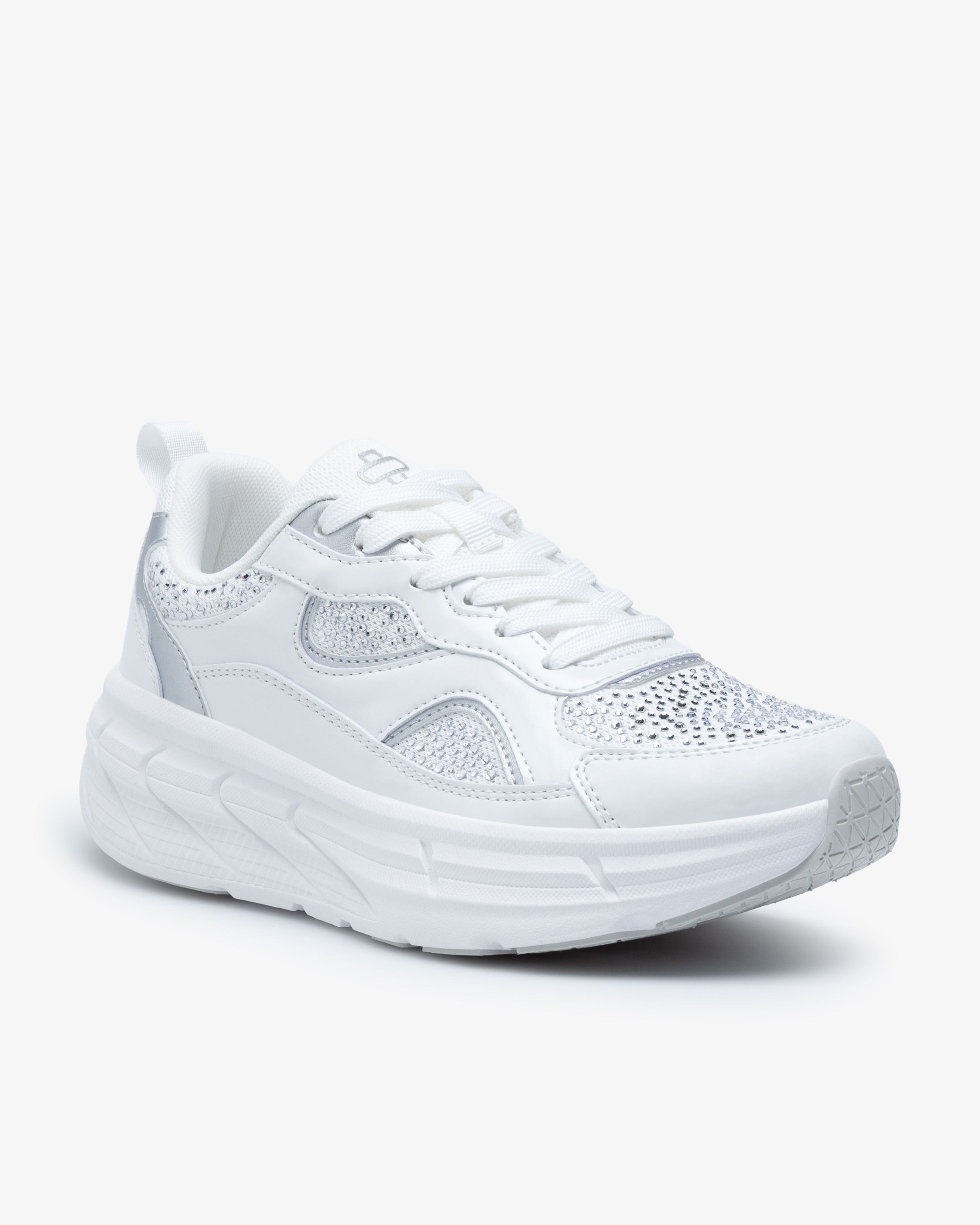 Beez Pulse Sneakers Silver strass