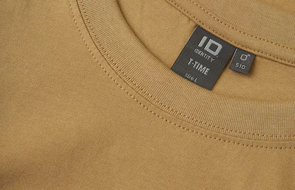 ID Identity T-shirt T-TIME for herrer Sandbrun