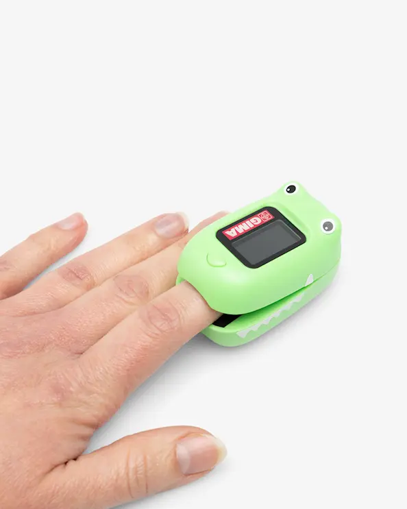 GIMA Pulsoximeter Oxy-0 Grön Krokodil