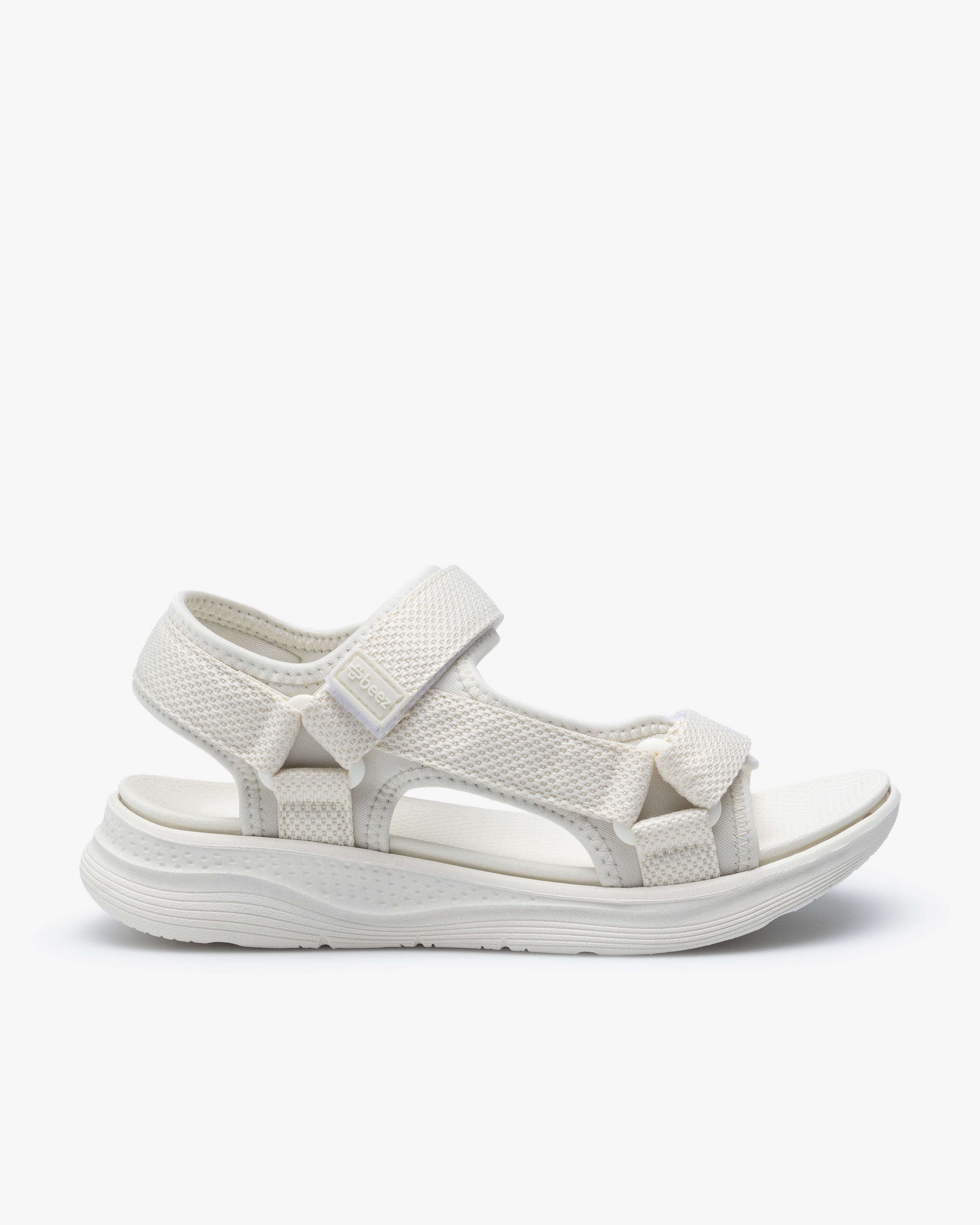 Beez Zen Velcro Sandal Hvit