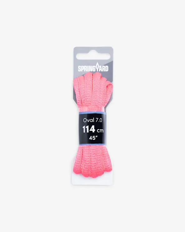 Springyard Oval Shoelaces Rosa 110 cm