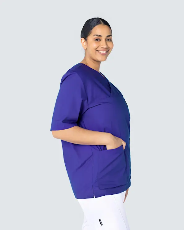 Almedahls Lila V-blus Unisex