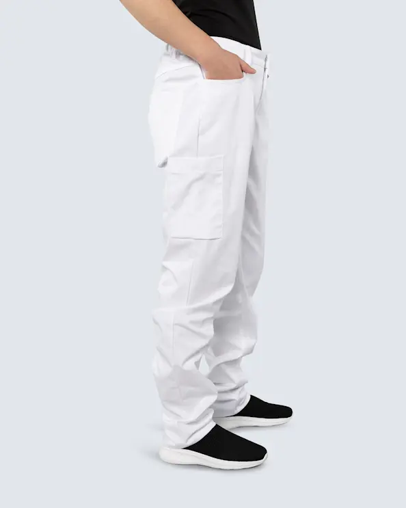 Nybo Jeans Unisex Supercool +10 cm Vit