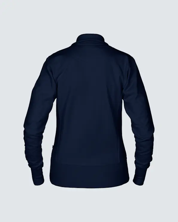 Texstar Sweatshirt med dragkedja Dam Marin