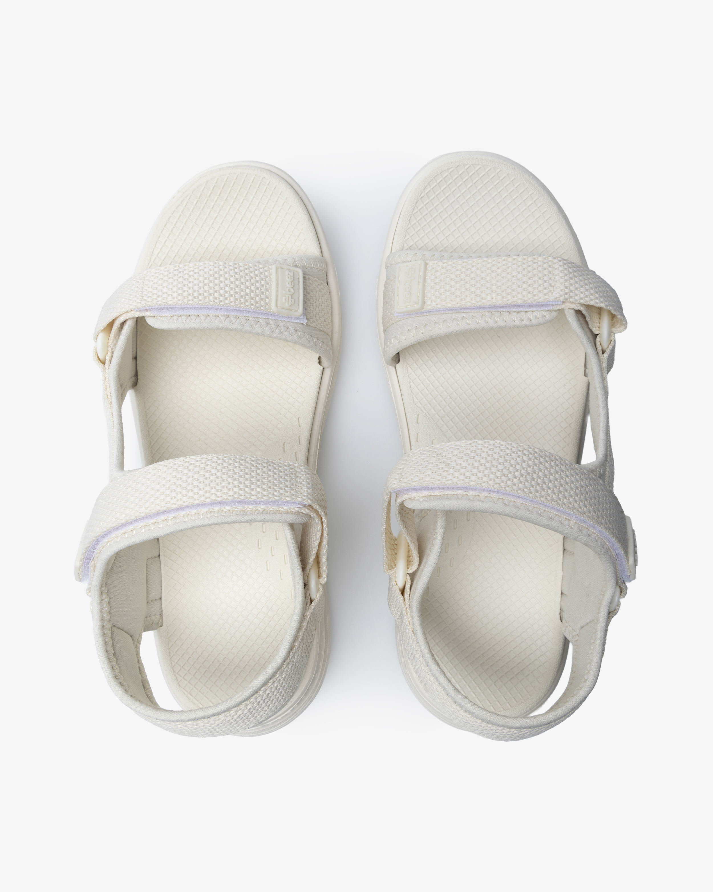 Beez Zen Velcro Sandal Hvit