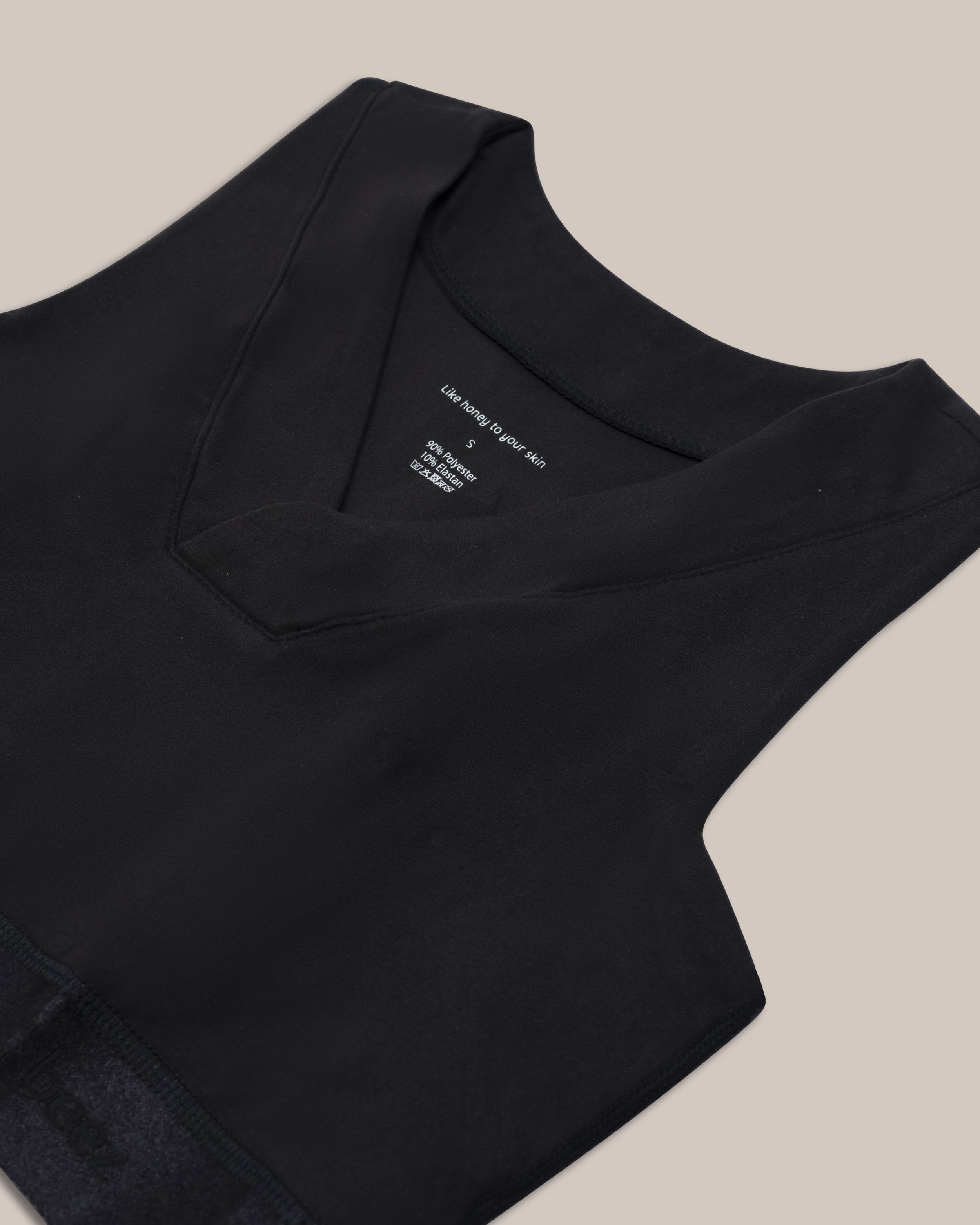 Beez Sport Topp Svart 3-pakning