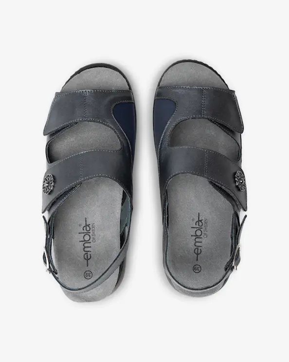 Embla 2304 Ergoflex Sandal Grå