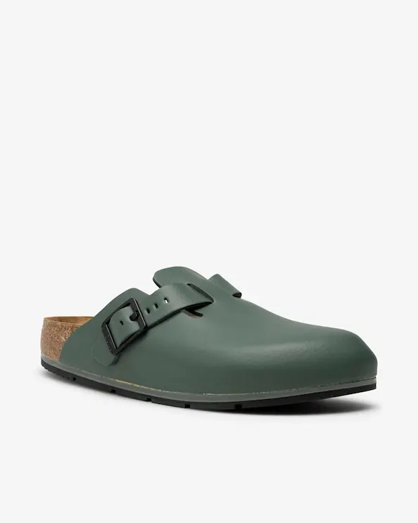 Birkenstock Boston PRO Narrow Tummanvihreä