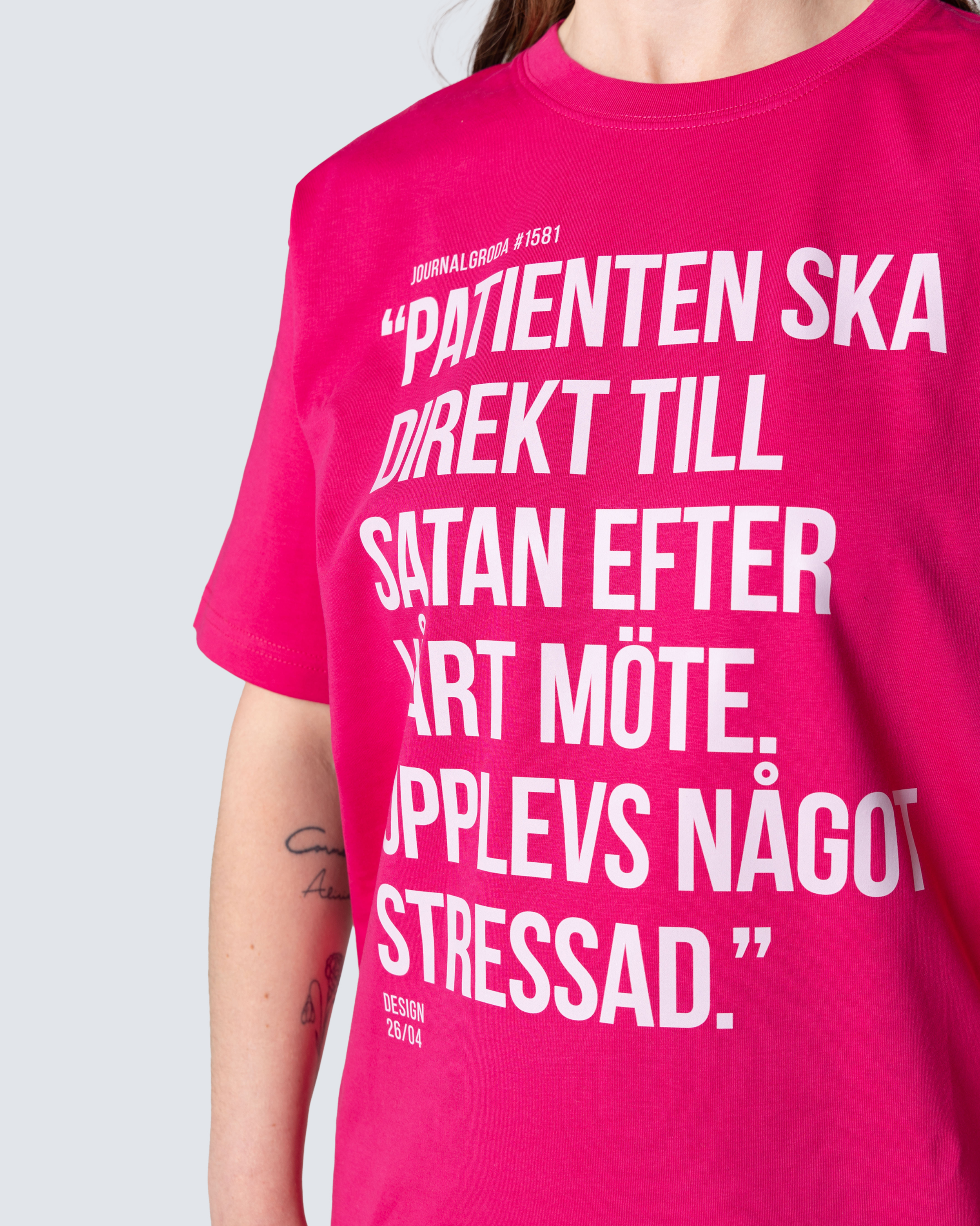 Journalgrodor T-shirt #1 Rosa