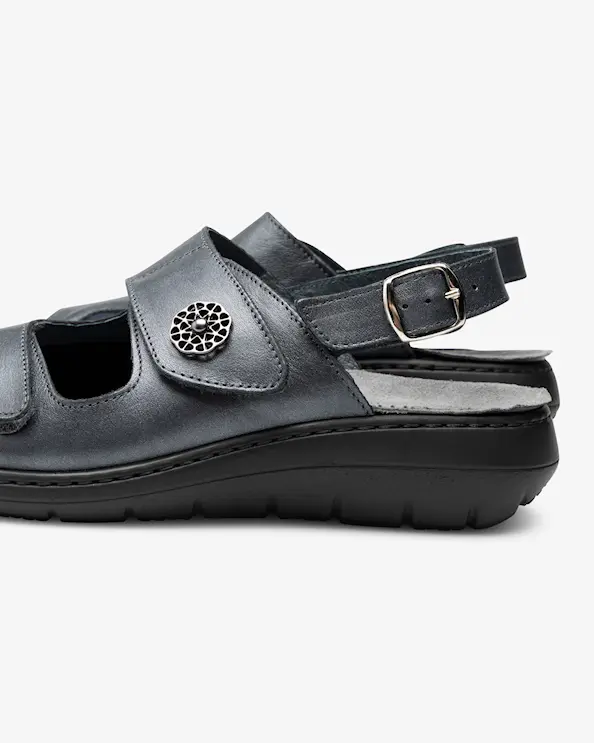 Embla 2304 Ergoflex Sandal Grå