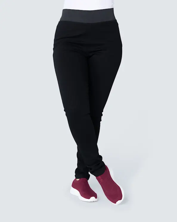 WAW Ladies Stretch Jeans Black