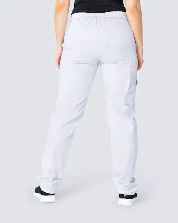 Almedahls Vit Byxa med Lång Benlängd Unisex